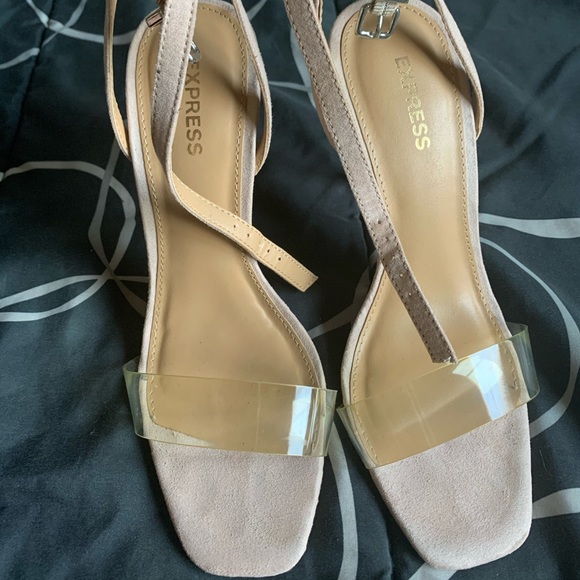 Express Mink heels! Size 7 - Picture 2 of 8